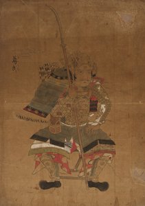 Sketch Model for Portraits of Ashikaga Takauji by Japan, Edo period
