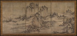Landscape by Japan, Muromachi period