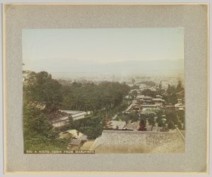 A Kyoto Town from Maruyama, Japan by Japanese Photographer