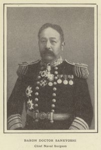 Baron Doctor Saneyoshi, Chief Naval Surgeon by Japanese Photographer