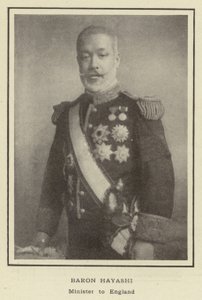 Baron Hayashi, Minister to England by Japanese Photographer