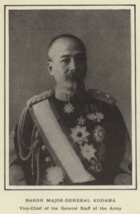 Baron Major-General Kodama, Vice-Chief of the General Staff of the Army by Japanese Photographer
