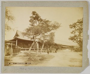 Front of Sanjusangendo, Kyoto, Japan