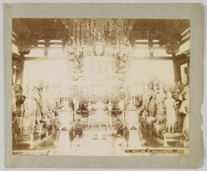 Idol at Sanjusangendo, Kyoto, Japan by Japanese Photographer