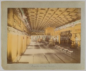 Interior of Jemitsu Temple, Nikko, Japan by Japanese Photographer