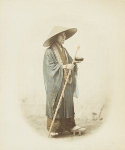 Japanese man in traditional dress by Japanese Photographer