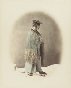 Japanese man in traditional dress by Japanese Photographer