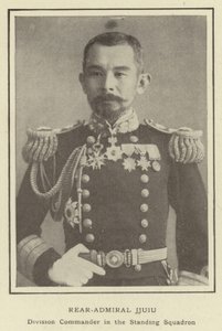 Rear-Admiral Jjuiu, Division Commander in the Standing Squadron by Japanese Photographer