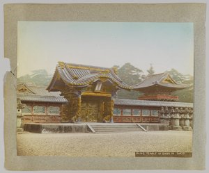 Temple at Shiba Park, Tokyo, Japan by Japanese Photographer