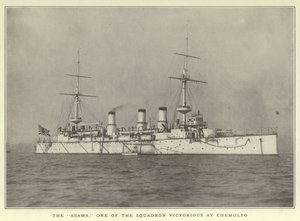 The Asama, One of the Squadron Victorious at Chemulpo