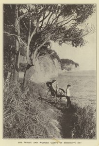 The White and Wooded Cliffs of Mississippi Bay by Japanese Photographer