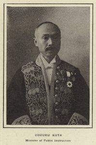 Udzuru Kuta, Minister of Public Instruction by Japanese Photographer