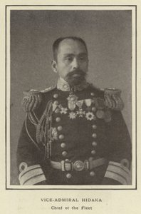 Vice-Admiral Hidaka, Chief of the Fleet by Japanese Photographer