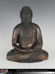 Amida Buddha on a Lotus Pedestal by Japanese School