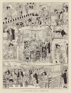 An English Christmas drawn by a Japanese artist by Japanese School