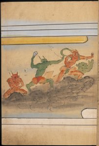 Armed goblins, illustration from the 