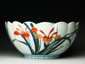 Bowl with Fluted Sides and a Scalloped Rim, Ko-Imari Ware, c.1770-20