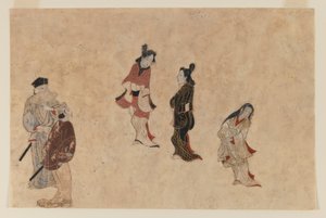 Early Ukiyo-e painting by Japanese School