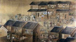 Edo by Night by Japanese School