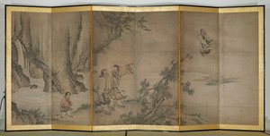 Flying Liezi, early 16th century by Japanese School