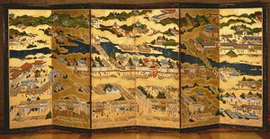In and around the environs of Kyoto, Edo Period by Japanese School