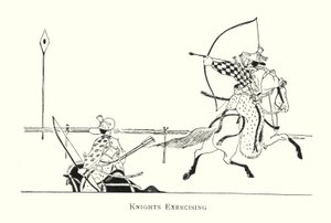 Knights Exercising by Japanese School