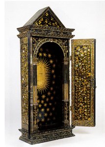 Namban Christian Portable Shrine, Designed to Contain a Religious Statuette