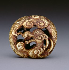 Netsuke Depicting a Water Dragon, c.1870-80 by Japanese School