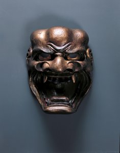 Noh theater mask by Japanese School