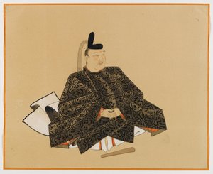 One of the Sanjurokkasen, album leaf by Japanese School