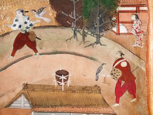 Osakazu Byobu - Japanese Eight-Panel Folding Screen