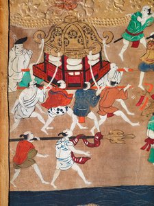 Osakazu Byobu - Japanese eight-panel folding screen