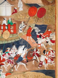 Osakazu Byobu - Japanese eight-panel folding screen