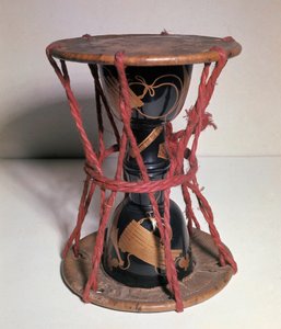 Otsuzumi: Hourglass-shaped Japanese Drum by Japanese School