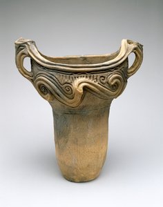Pot with Whorl Design by Japanese School