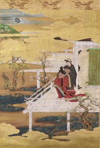 Scene from the Tale of Genji by Japanese School