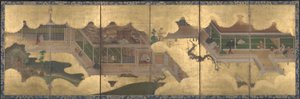 Scenes from the Tale of Genji by Japanese School