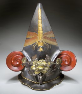 Theatrical helmet for the Kabuki Theatre by Japanese School
