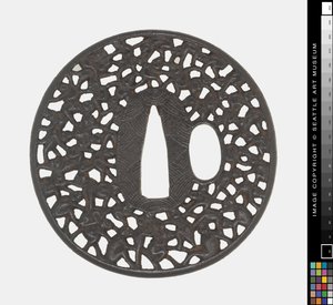 Tsuba: Hundred Monkeys