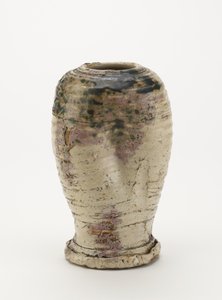 Vase in Oribe Style, Probably Seto Ware 1800-80 by Japanese School