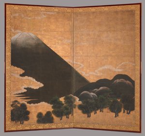 View of Mt. Fuji by Japanese School