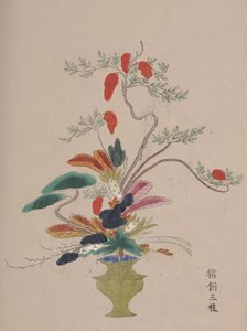 Volume of Floral Watercolours by Japanese School