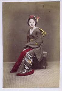 Young Girl in a Kimono, c.1860-70