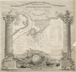 The Glorious Defense of the Citadel of Antwerp, December 1832 by Ja.s Wyld