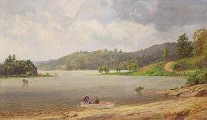 On the Wawayanda Lake, New Jersey by Jasper Francis Cropsey