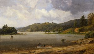 On the Wawayanda Lake, New Jersey by Jasper Francis Cropsey