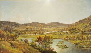 Sidney Plains with the Union of the Susquehanna and Unadilla Rivers by Jasper Francis Cropsey