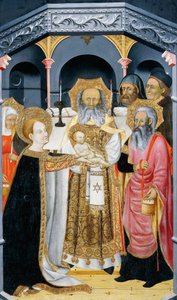 Presentation of Jesus at the Temple, altarpiece from Verdu