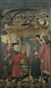 Exorcism of a Possessed Man Beneath the Tomb of St. Vincent of Saragossa