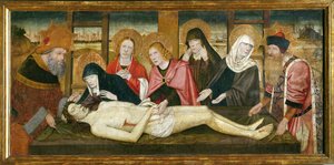 The Lamentation of Christ by Jaume Huguet